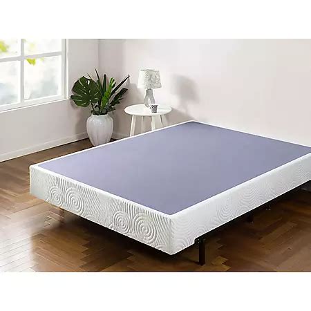 zinus night therapy 9 wood and metal box spring|zinus metal mattress spring.